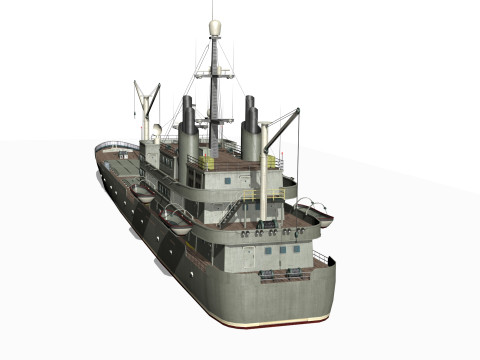 Old ship 3Dモデル