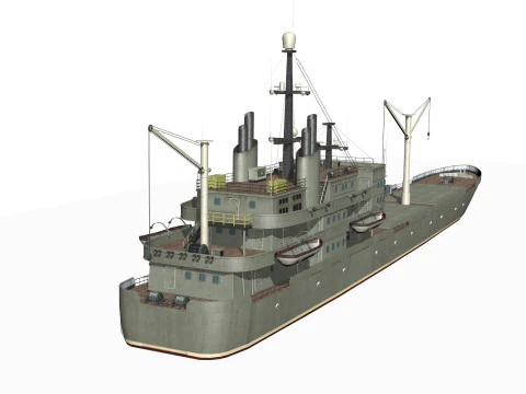 Old ship 3D Model