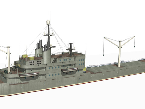 Old ship 3Dモデル