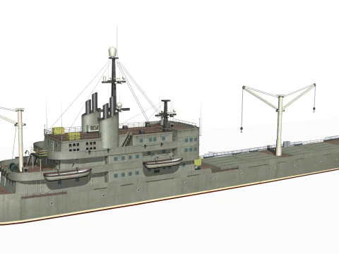 Old ship 3D Model