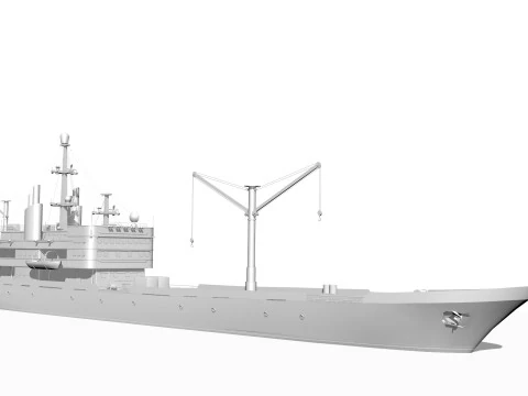 Old ship 3D Model