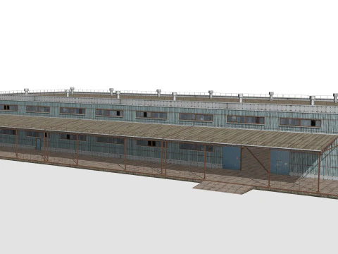 Costruzione in metallo Modello 3D