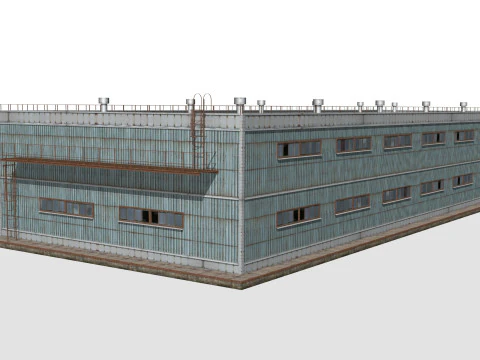 Costruzione in metallo Modello 3D
