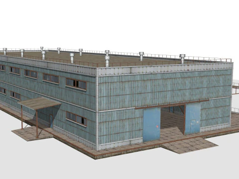 Costruzione in metallo Modello 3D