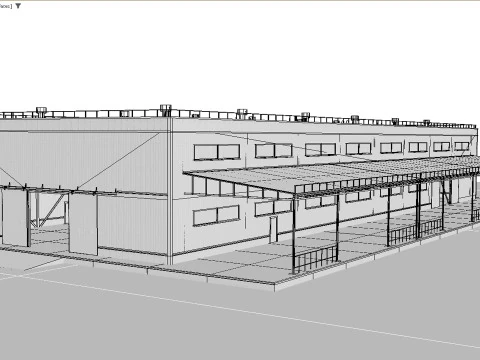 Costruzione in metallo Modello 3D