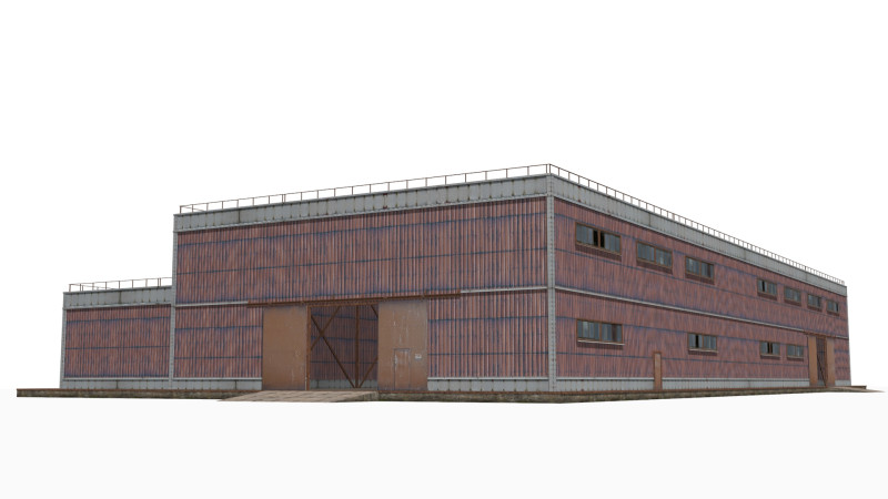 Costruzione in metallo Modello 3D .c4d .max .obj .3ds .fbx .stl .blend 