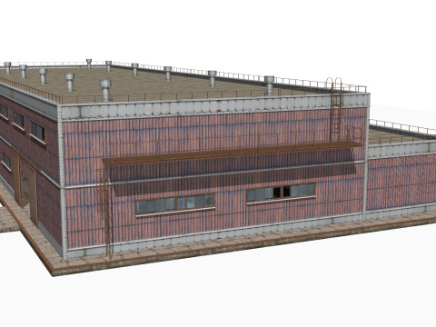 Costruzione in metallo Modello 3D