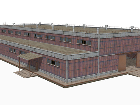 Costruzione in metallo Modello 3D