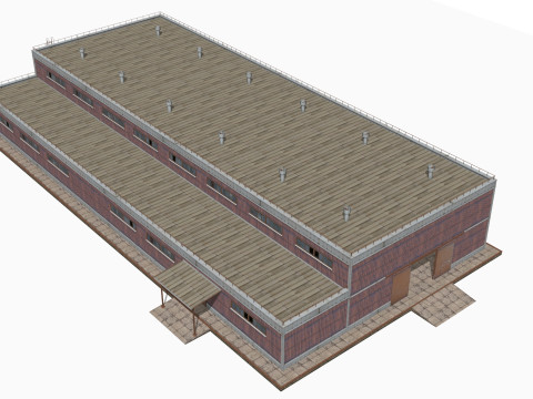 Costruzione in metallo Modello 3D