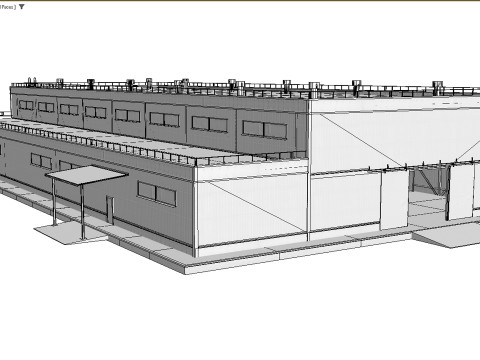 Costruzione in metallo Modello 3D
