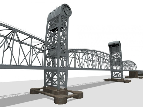 Pontes EUA Modelo 3D
