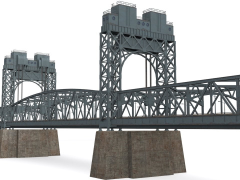 Pontes EUA Modelo 3D