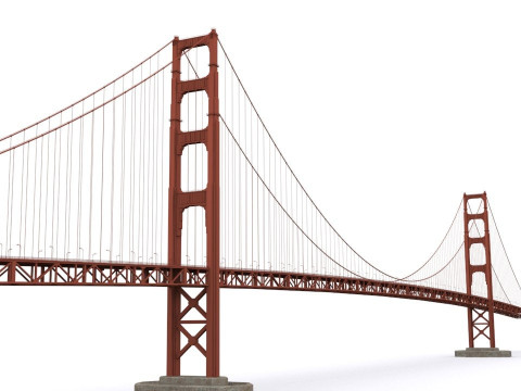 Pontes EUA Modelo 3D