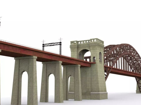 Pontes EUA Modelo 3D
