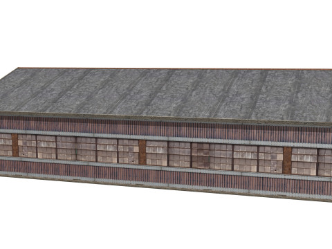 Stary warsztat metalowy Model 3D