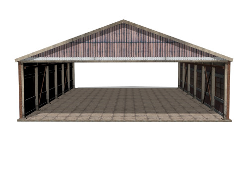 Stary warsztat metalowy Model 3D