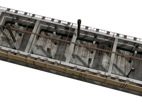 Old brick factory 3D Model