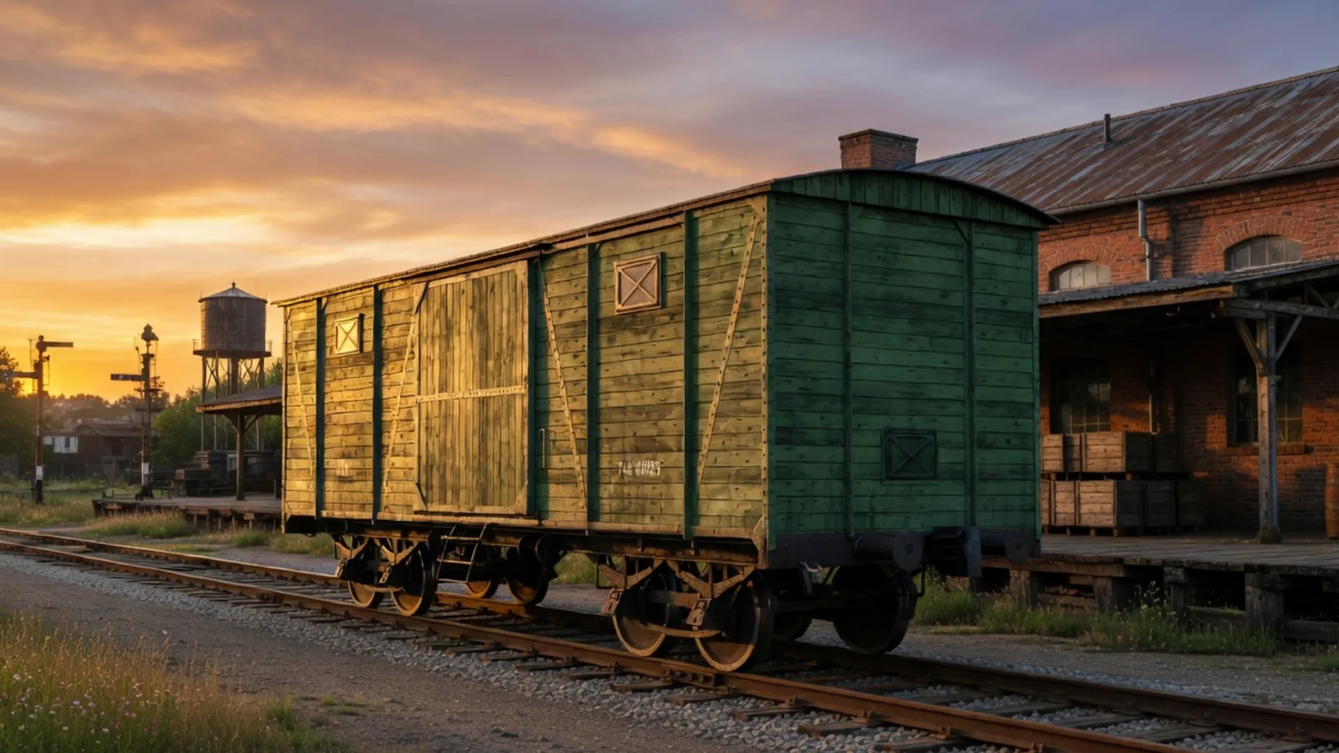 Old railway carriage 3D Model .c4d .max .obj .3ds .fbx .stl .blend 