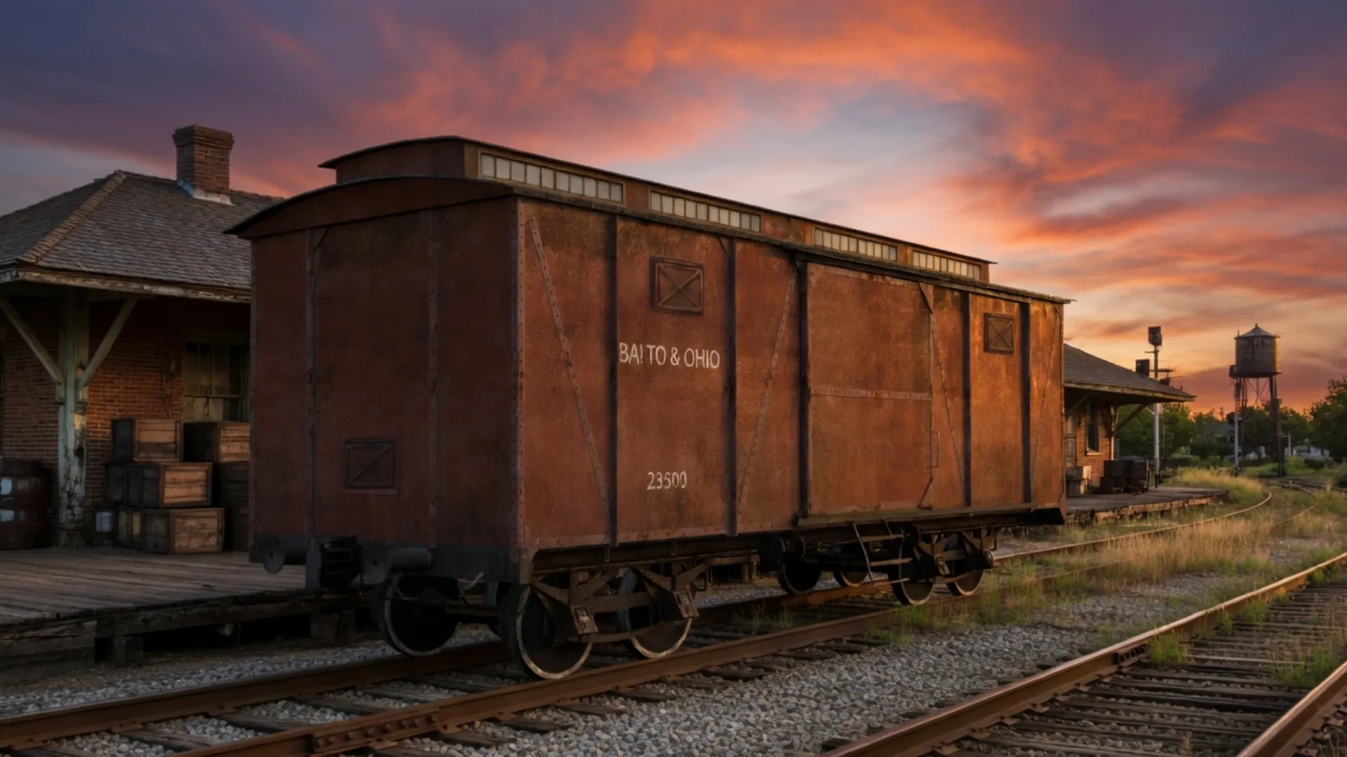 Old railway carriage 3D Model .c4d .max .obj .3ds .fbx .stl .blend 