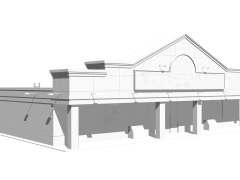Minimarket 3D Model