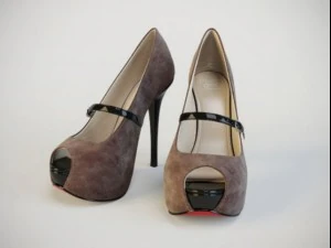 साबर जूते 3D मॉडल