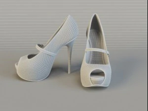 suede shoes 3D Model