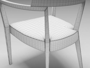 chair calligaris flair Modèle 3D