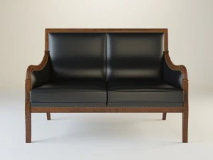 Selva 2-zitsbank 1321 3D Model