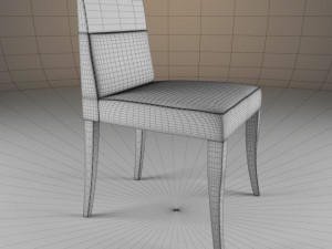 selva armchair 1023 3D मॉडल