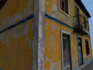 old yellow house 3D Модель