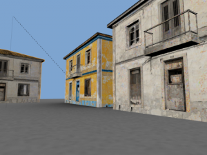 old yellow house 3D Модель