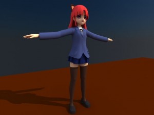 gatita 3Dモデル