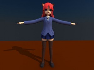 gatita 3Dモデル