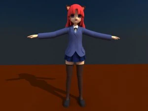 gatita 3D Model