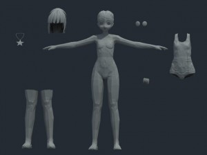 gris 3D 모델