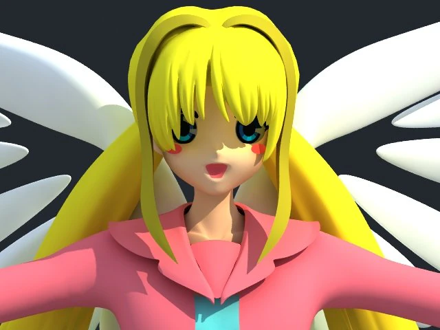 miko 3D Model .c4d .max .obj .3ds .fbx .stl .blend 