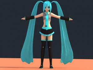 miku miku 3D Model