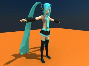 미쿠미쿠 3D 모델