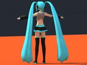 미쿠미쿠 3D 모델