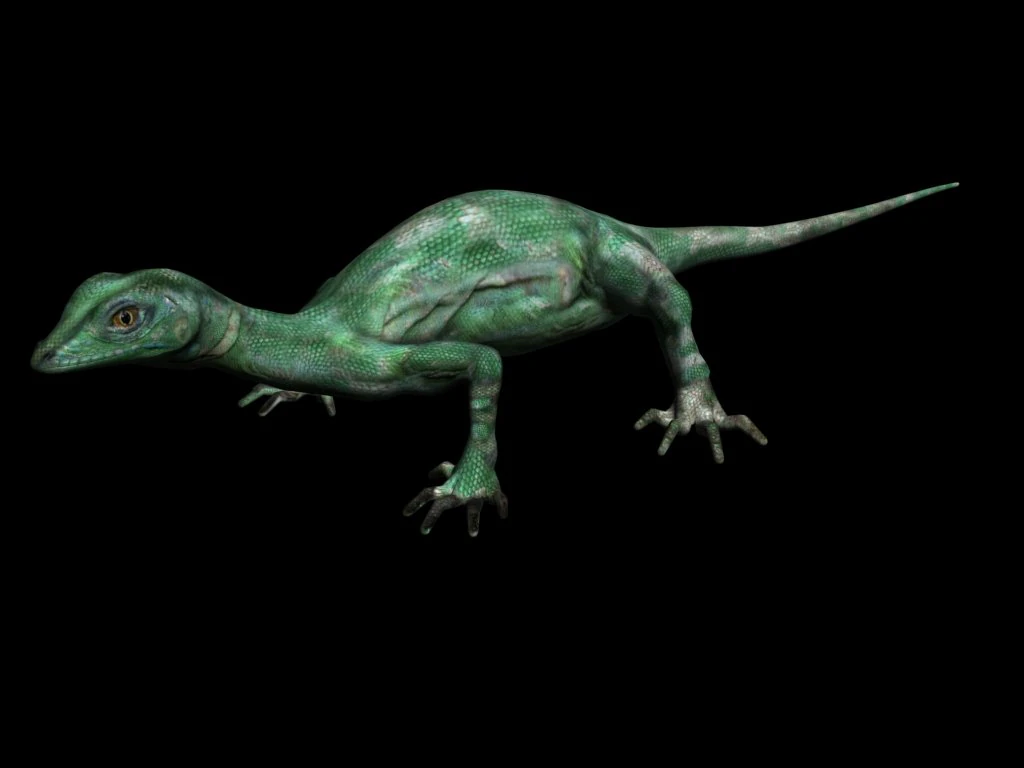 fictional reptile 3D Model .c4d .max .obj .3ds .fbx .stl .blend 