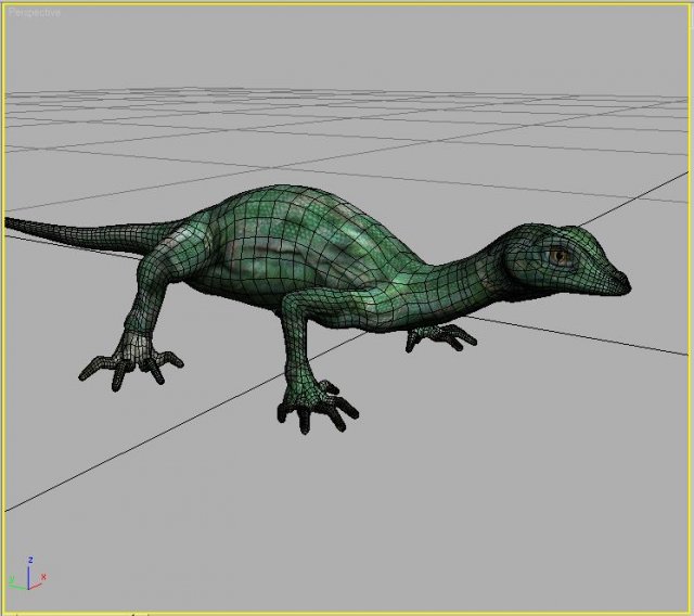 fictional reptile 3D Model in Reptile 3DExport