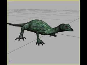 fictional reptile 3D Model