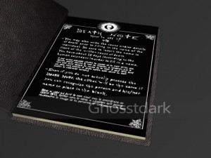 deathnote book  rules Modèle 3D