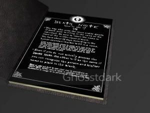 deathnote book  rules 3D Model