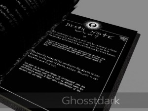 deathnote book  rules Modèle 3D