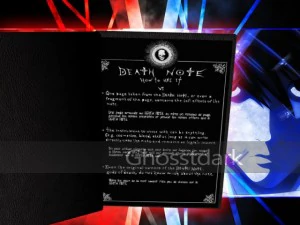 deathnote book  rules 3D Model
