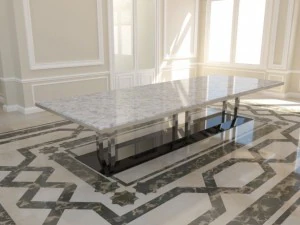 classic design dining table 3D Model