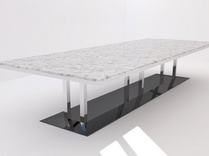 classic design dining table Modelo 3D