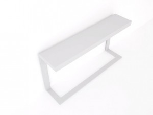 modern design console 02 3Dモデル