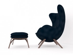 modern highchair  ottoman Modelo 3D